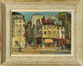 URBAN Bohumil Stanislav Pariser Straßenszene URBAN Bohumil Stanislav Pariser Straßenszene