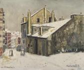 UTRILLO Maurice La Maison De Mimi Pinson Sous La Neige À Montmartre UTRILLO Maurice La Maison De Mimi Pinson Sous La Neige À Montmartre
