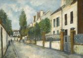 UTRILLO Maurice Rue Vauconsant, À Sannois UTRILLO Maurice Rue Vauconsant, À Sannois