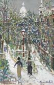 UTRILLO Maurice Sacré-coeur De Montmartre Et Square Saint-pierre UTRILLO Maurice Sacré-coeur De Montmartre Et Square Saint-pierre