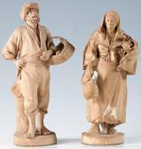 VACCARO BONGIOVANNI Zwei Terrakotta-krippenfiguren VACCARO BONGIOVANNI Zwei Terrakotta-krippenfiguren
