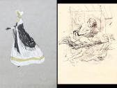 VAGNETTI Gianni Studio Di Figura Femminile VAGNETTI Gianni Studio Di Figura Femminile