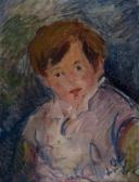 VAILLANT Jacques Gaston E. Portrait Of Jean-claude. VAILLANT Jacques Gaston E. Portrait Of Jean-claude.