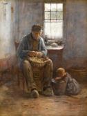 VALKENBURG Hendrik Peeling Potatoes VALKENBURG Hendrik Peeling Potatoes