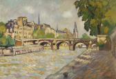 VALTAT Louis Les Quais Et Le Pont-neuf VALTAT Louis Les Quais Et Le Pont-neuf