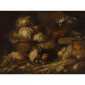 VAN BOUCLE Pieter L'automne: Nature Morte Aux Choux, Céleris, Raisins Et Gibier VAN BOUCLE Pieter L'automne: Nature Morte Aux Choux, Céleris, Raisins Et Gibier