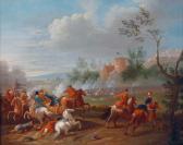 VAN BREDAEL Jan Peter II Zwei Gefechtsszenen Aus Den Türkenkriegen VAN BREDAEL Jan Peter II Zwei Gefechtsszenen Aus Den Türkenkriegen