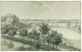 VAN CRANENBURGH Pieter A View At Maarseveen With The River Vecht In The Foreground VAN CRANENBURGH Pieter A View At Maarseveen With The River Vecht In The Foreground