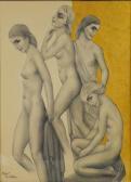 VAN DE VELDE Robert Femmes Nues VAN DE VELDE Robert Femmes Nues