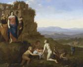 van der LISSE Dirck The Finding Of Moses. van der LISSE Dirck The Finding Of Moses.