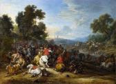 VAN DER MEULEN Adam Frans A Cavalry Battle VAN DER MEULEN Adam Frans A Cavalry Battle