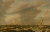 van DIEST Willem Hermansz. A Rough Sea With Ships. van DIEST Willem Hermansz. A Rough Sea With Ships.