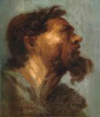 VAN DYCK Anthonius Studio Di Testadi Un Uomo Barbuto Vestito Di Pelli Olio Su Tela VAN DYCK Anthonius Studio Di Testadi Un Uomo Barbuto Vestito Di Pelli Olio Su Tela