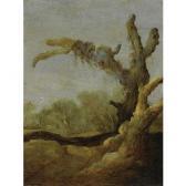van GEEL Jacob A Tree Trunk In A Landscape van GEEL Jacob A Tree Trunk In A Landscape