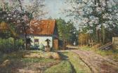 van GENESEN Franz Fermette Au Bord De La Clairière van GENESEN Franz Fermette Au Bord De La Clairière