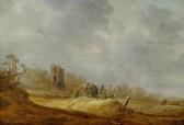 VAN GOYEN Jan Jozefsz. Dünenlandschaft Mit Der Ruine Eik-en-duinen VAN GOYEN Jan Jozefsz. Dünenlandschaft Mit Der Ruine Eik-en-duinen