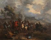 van HUCHTENBURG Jan A Cavalry Engagement From The War Of The Spanish Succession van HUCHTENBURG Jan A Cavalry Engagement From The War Of The Spanish Succession