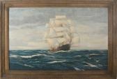 van OEL Cor Two-master At High Sea van OEL Cor Two-master At High Sea