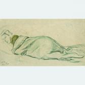 VARLEY Frederick Horsman Sleeping Figure VARLEY Frederick Horsman Sleeping Figure