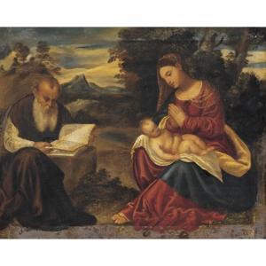 Francesco Vecellio - Holy Family