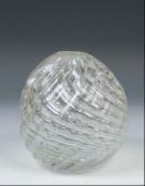 VENINI Paolo Vaso Sferico In Vetro Diamante VENINI Paolo Vaso Sferico In Vetro Diamante