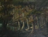 VERHUST FRANZ Visser Op Een Meertje In Het Bos VERHUST FRANZ Visser Op Een Meertje In Het Bos