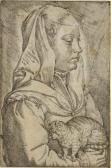 VERMEYEN Jan Cornelisz. The Woman With The Cat VERMEYEN Jan Cornelisz. The Woman With The Cat