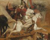 VERNET Horace Study For The Central Part Of The Battle Of Isly VERNET Horace Study For The Central Part Of The Battle Of Isly