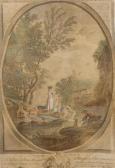 VERNET Joseph CLAUDE Landschaft Mit Fischern An Gewässer VERNET Joseph CLAUDE Landschaft Mit Fischern An Gewässer