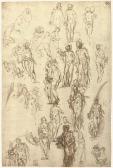 VERONESE Paolo Studies Of Mercury, Venus, Cupid And Saturn And Other Figures VERONESE Paolo Studies Of Mercury, Venus, Cupid And Saturn And Other Figures