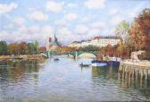 VIALET Laurent Paris, La Seine Et Notre-dame VIALET Laurent Paris, La Seine Et Notre-dame