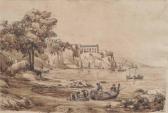 VIANELLI Achille Italian Coastal Views And Cathedral Interior VIANELLI Achille Italian Coastal Views And Cathedral Interior