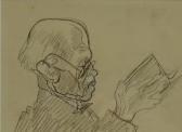 VIANI Lorenzo Portrait Of A Man Reading VIANI Lorenzo Portrait Of A Man Reading