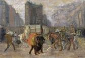 VIEILLARD Emile M. Sur Le Pont À Paris VIEILLARD Emile M. Sur Le Pont À Paris