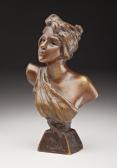 VILLANIS Emanuel Portrait Bust Of Ida VILLANIS Emanuel Portrait Bust Of Ida