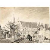 VINKELES Reinier View Of The Church At Passy, Near Paris VINKELES Reinier View Of The Church At Passy, Near Paris