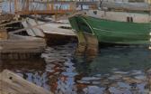 VINOGRADOV Sergei Arsenevich Boats In Arkhangelsk Port VINOGRADOV Sergei Arsenevich Boats In Arkhangelsk Port