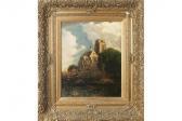 VISSER Adrianus, Adri Dutch Harbor Scene With Church VISSER Adrianus, Adri Dutch Harbor Scene With Church