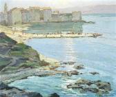 VITTINI Giulio Harbour Scene, Thought To Be St Tropez VITTINI Giulio Harbour Scene, Thought To Be St Tropez