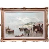 VITY de Antonio Mediterranean Coastal Scene VITY de Antonio Mediterranean Coastal Scene