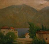 VIVIANI Raul Paesaggio Con Case E Lago VIVIANI Raul Paesaggio Con Case E Lago