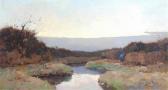 VLIST van der Leendert Landscape With A Girl Reclining By A River VLIST van der Leendert Landscape With A Girl Reclining By A River
