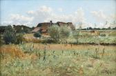 von GEGERFELT Wilhelm Franskt Sommarlandskap von GEGERFELT Wilhelm Franskt Sommarlandskap
