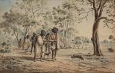 VON GUERARD Eugen Johann Joseph Aborigines Outside Melbourne VON GUERARD Eugen Johann Joseph Aborigines Outside Melbourne