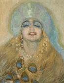 von MATSCH Franz Portrait Of A Lady In Pearl Jewellery von MATSCH Franz Portrait Of A Lady In Pearl Jewellery