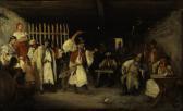 VON MUNKACSY Mihaly Performance In A Tavern VON MUNKACSY Mihaly Performance In A Tavern
