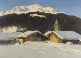 VON PLANCKNER Lonny Winterliche Ansicht Von Klosters VON PLANCKNER Lonny Winterliche Ansicht Von Klosters