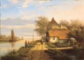 VRIES de D. Paesaggio Invernale Con Figure VRIES de D. Paesaggio Invernale Con Figure