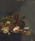 VRIES de M. Roses, Grapes, Dead Birds And A Glass, On A Ledge VRIES de M. Roses, Grapes, Dead Birds And A Glass, On A Ledge
