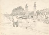 VRIESLÄNDER John, Jack Seine-ufer Mit Blick Auf Die Pont Alexandre Iii In Paris VRIESLÄNDER John, Jack Seine-ufer Mit Blick Auf Die Pont Alexandre Iii In Paris